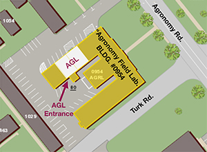 AGL building on map