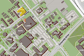 AGL building on map